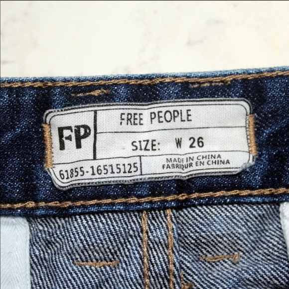 Free People sweet surrender denim shorts - Picture 4 of 5